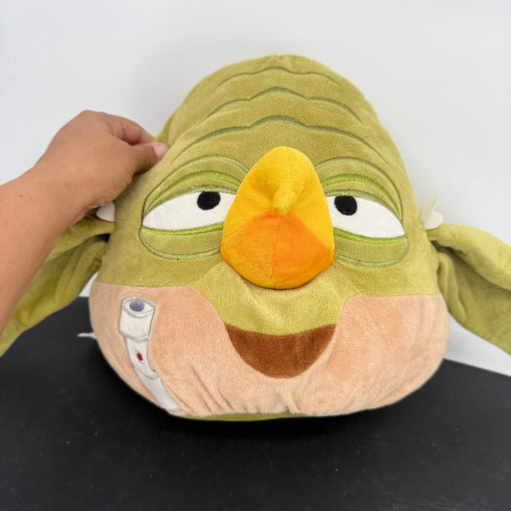 Angry Birds Star Wars Yoda Plush Pillow 12 inch Green‎ Jedi Master Rovio 2012
